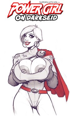 [DevilHS] Power Girl on Darkseid (+gif)