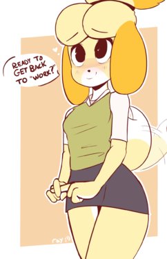 [Raydio] Lustful lovemaking during work (Animal Crossing)