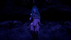 Tyrande Whisperwind - gorgeous night elf dancing in the moonlight