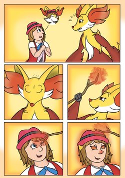 [SparkBolt3020] (COM) Serena Braixen TF MC Comic