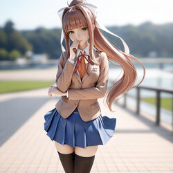 AI -Monika - Doki Doki Literature Club [AI Generated]