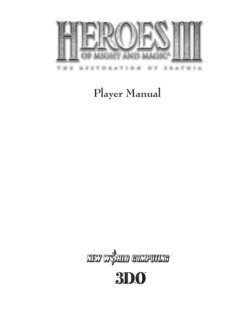 Heroes of Might and Magic III - game manual + expansions