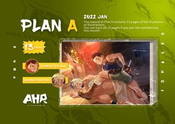 [AhrStudio] January 2022 Plan A + Plan B Sets