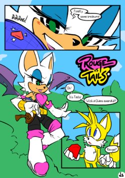 [NanoJam] Rouge vs Tails (Sonic the Hedgehog) [Colored]