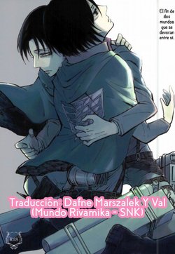 (SUPERKansai20) [QuintalLagosta (ebgr)] Hamiau Senaka Futatsu no Sekai (Shingeki no Kyojin) [Spanish] [Mis Shipp son Kawaii/Mundo Rivamika -SNK]