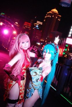 初音ミク&巡音ルカ cosplay