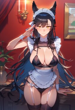 [Titan] Maid Atago (ai-generated)