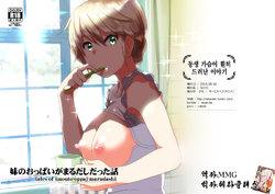 [Supe (Nakani)] Imouto no Oppai ga Marudashi Datta Hanashi - tales of imouto-oppai-marudashi | 동생 가슴이 훤히 드러난 이야기 [Korean] [MMG] [Digital]