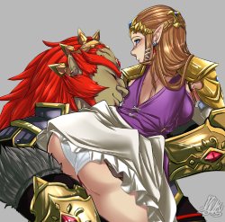 [Inuki] Zelgan: Princess Zelda x Ganondorf (Legend of Zelda)