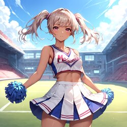 Cheerleader Jacked up [Ai generated]