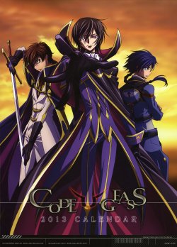 Code Geass 2013 Calendar