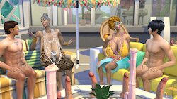 JAY7 - GRANNY TREAT 2 - When the cuckolds are away the old tarts will play - Sims 4