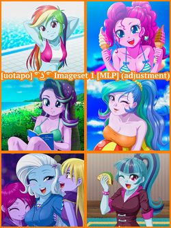 [uotapo] ͡° ͜ʖ ͡°  Imageset 1 [MLP] (adjustment)