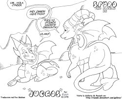 [Razzek] Spyro the dragon Ember + Cynder [Spanish]