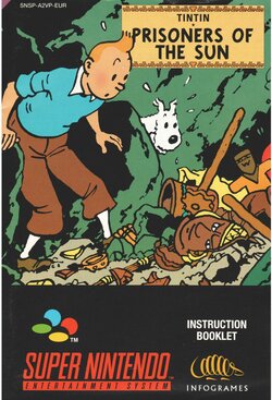 Tintin Prisoners Of The Sun (1997) - SNES Manual