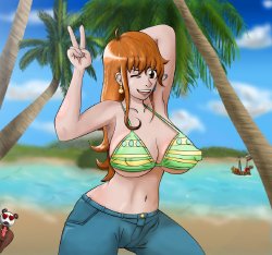 [Jigin] On The Beach (One Piece)