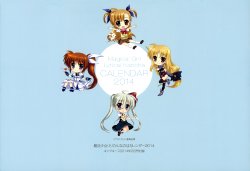 Magical Girl Lyrical Nanoha 2014 Calendar