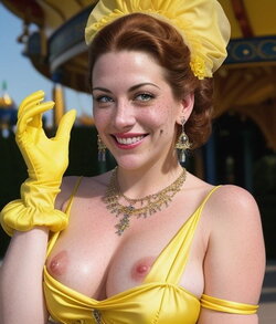 AI Belle Exposed in Disneyland (Textless) [AI Generated]