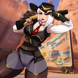 [Lawzilla] Ashe (Overwatch)