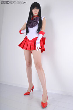 [COSPLEX] Hiiragi Kikka (柊きっか) - Sailor Mars - 30 pix (Jan. 2015 - Feb. 2015)