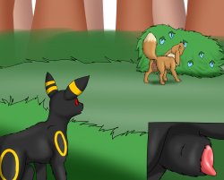 [WolfForHire] Umbreon Sees A Vee (Pokemon)