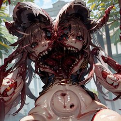 [AI Generated]bodyhorror monster-girl [bafuzloret]
