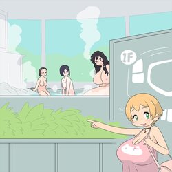 [Big Bomber] Honey goes to the public bath