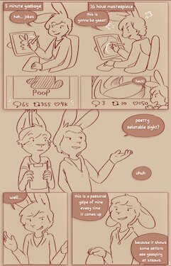 [Funkybun] luck in the art industry - comic essay