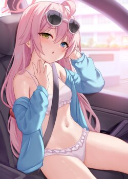 [Milkshake] Hoshino-chan to Issho ni Kuruma no Naka ni Sex (Blue Archive)