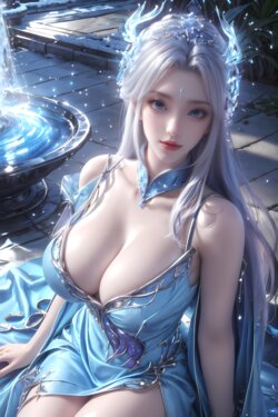 [AI Generated]百炼成神宁雨蝶绝美容颜