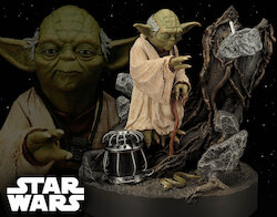 STAR WARS THE EMPIRE STRIKES BACK YODA ARTFX STATUE (REPAINTED VER.) [en.kotobukiya.co.jp]