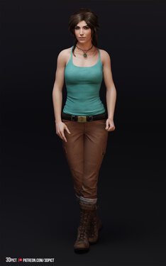 [3DPict] [3D] Lara