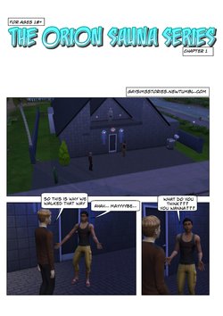 (ENG) Orion sauna series part 1 (gay sims stories)