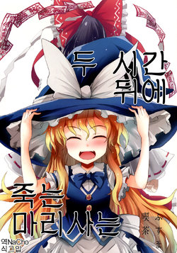 (C94) [Fusuma Cafe (Suichuu Hanabi)] Nijikan-go ni Shinu Marisa wa | 두 시간 뒤에 죽는 마리사는 (Touhou Project) [Korean] [NaCho]