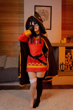 Puddingu Megumin Cosplay