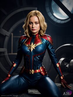 AI Brie Larson #Captain Marvel space adventures [AI Generated]