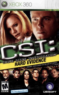 CSI - Crime Scene Investigation - Hard Evidence (Xbox 360) Game Manual