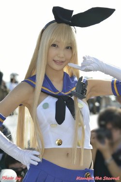 Lenfried レンフリード (@lenfried_now) (Shimakaze 島風(Zekamashi ぜかまし)(Kankore 艦これ)) @ Dream Party 2013 Autumn