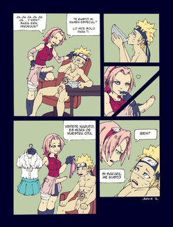 [Soloid] Naruto and Futa!Sakura Comic (Incomplete) [Spanish]