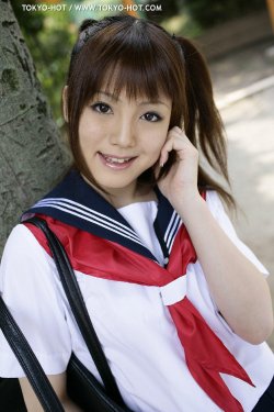 [TOKYO HOT] School Girl (Sailor) cosplay Fuck - Mai Kawana