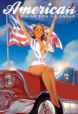 [Andrew Tarusov] American Pin-Up 2016 Calendar Inspired By The Places Visited In USA