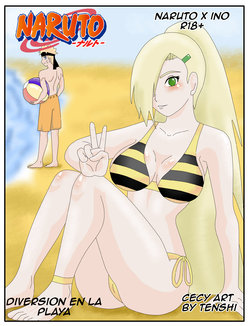 [CecyArtByTenshi] Diversion en La Playa (Naruto) [Spanish]