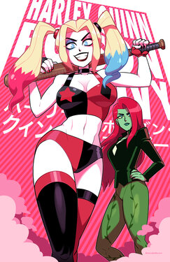 Harley & Ivy (stupiddead skullhead)