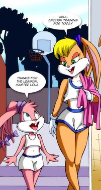 Babs Is Eye Level With Lola's Bunny Butt