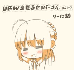 [Tsukumo] UBW o Miru Saber-san Episodes 7-12 Twitter (Fate/stay night)