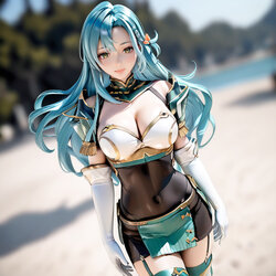 AI -Chloe (Fire Emblem: Engage) [Pony Diffusion] [AI Generated]