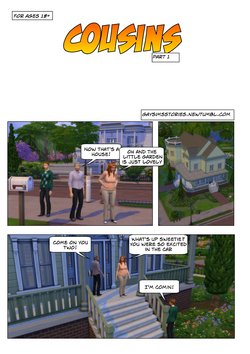 (ENG) Cousins comic part 1 (gay sims stories)