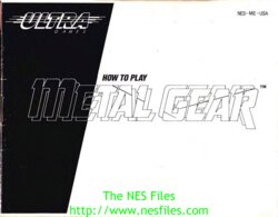 Metal Gear + Solid Manuals