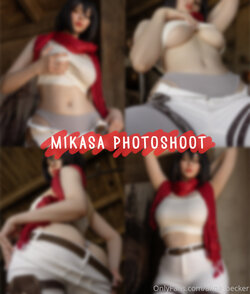 Alina Becker - Attack on Titan. Mikasa Ackerman. Gym