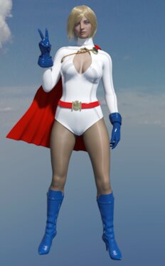 Power Girl vs. Lex Luthor